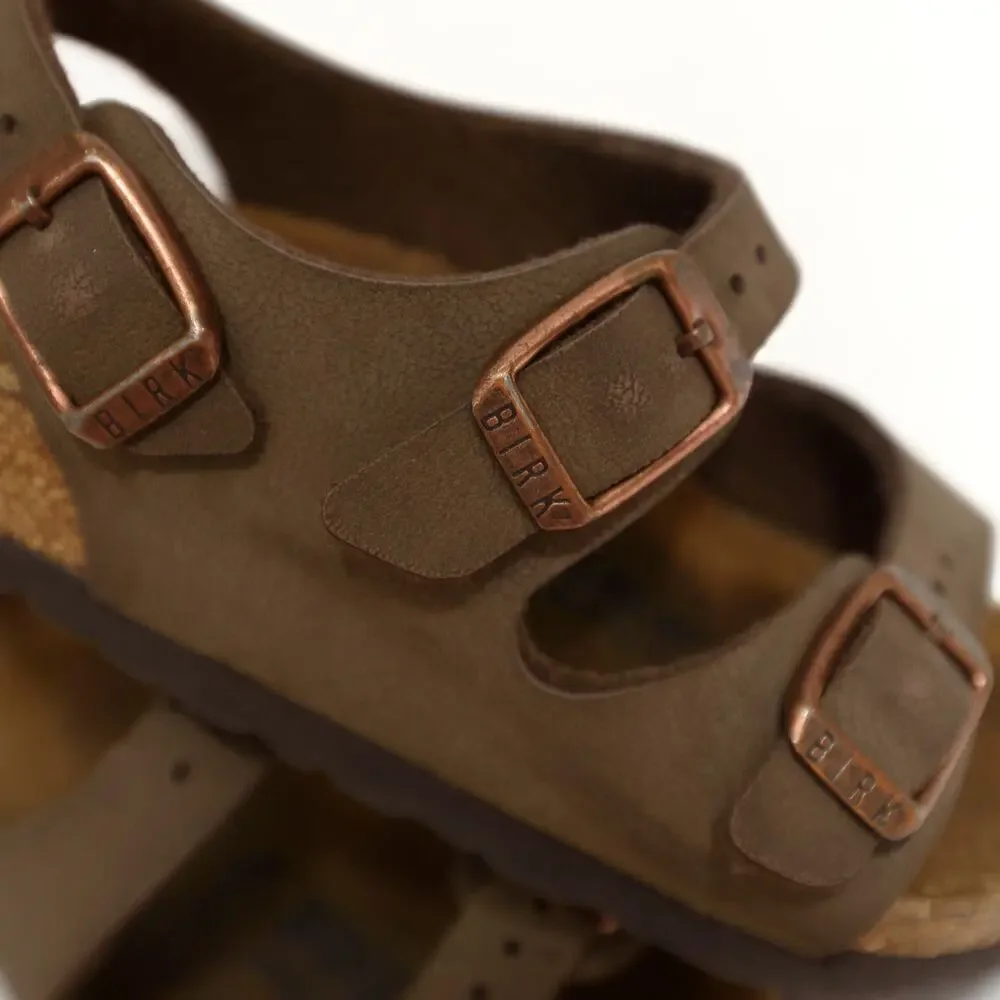 Birkenstock Roma Toddler Mocha Birkibuc Sandals Size 24 US 6-6.5